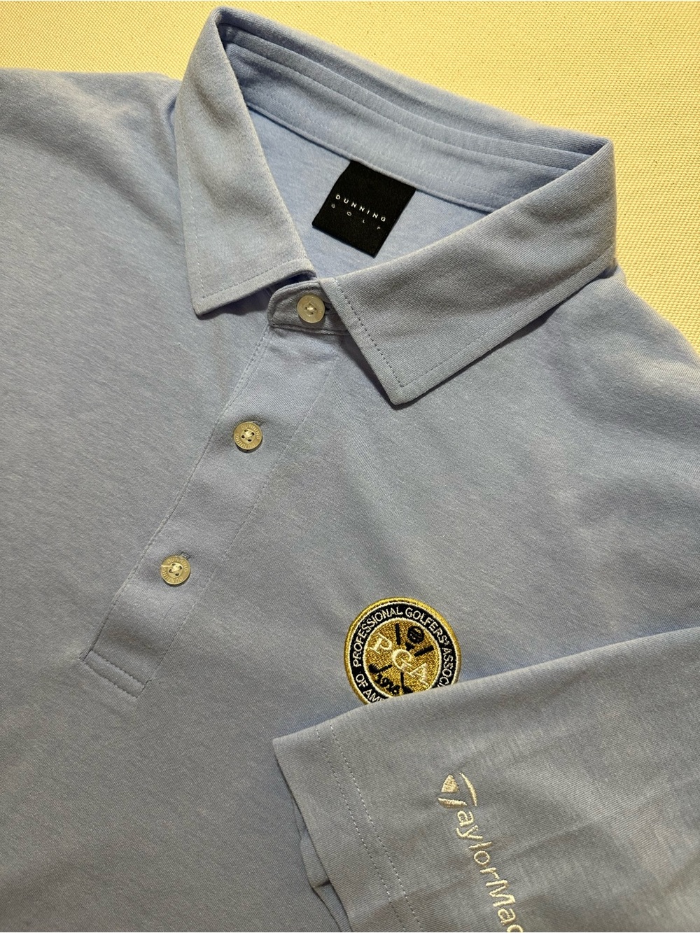 Dunning Golf Light Blue Golf Polo x TaylorMade & PGA